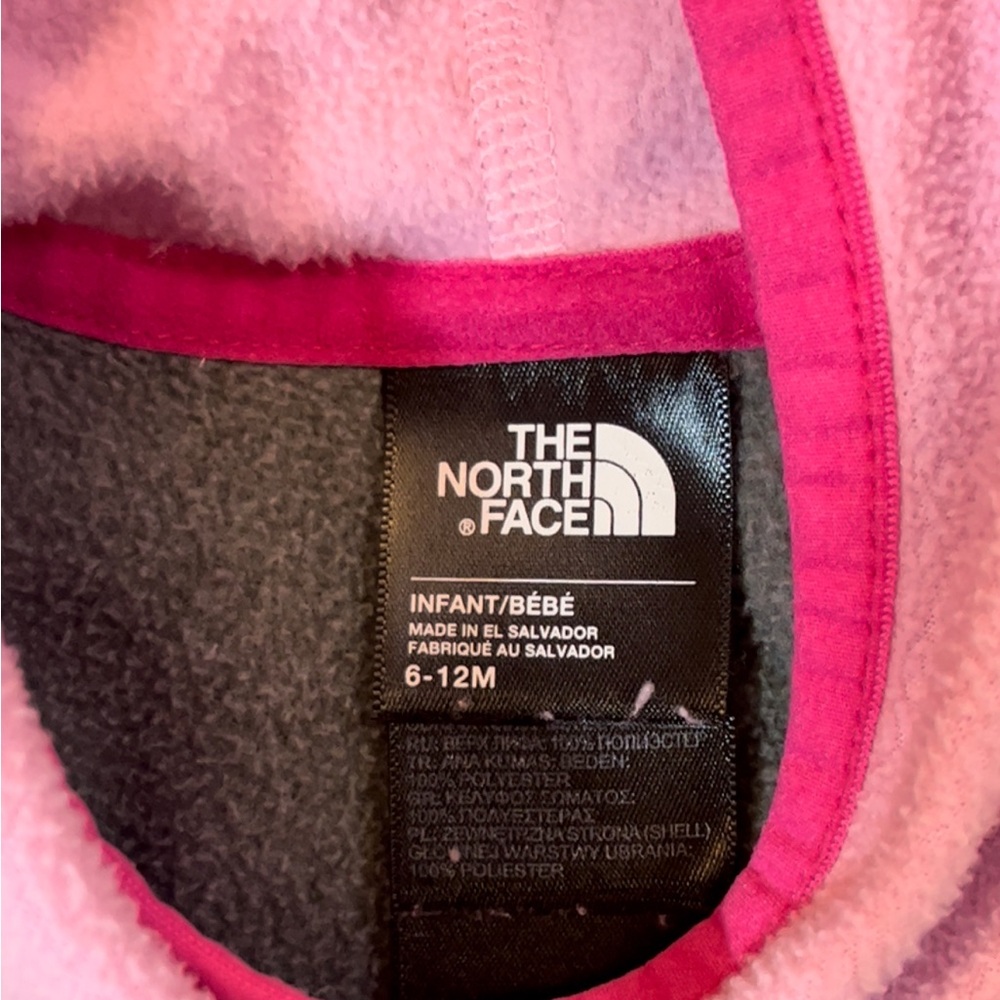 The North Face Infant Glacier Fleece One Piece Size 6-12 Months - Picture 4 of 7